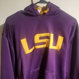 MEN'S  L.S.U TIGER HOODIE SZ.M